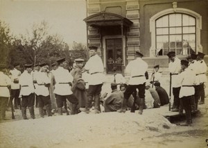 Russia Saint Petersburg or Moscow? Military Musicians? Old Photo 1890