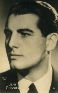 Actor Jean Chevrier Old Studio Piaz Photo RPPC 1960