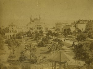 Monaco Monte Carlo Casino and Gardens Old Photo 1890