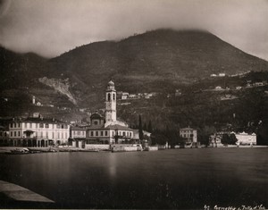 Italy Lake Como Cernobbio & Villa d'Este old Photo 1900