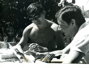 France Cinéma F A Burguet François Leterrier working on Proust Old Photo 1966 #3