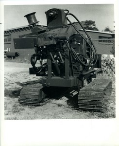 USA Simco Track Drill Rig? Machine Old Photo 1960's #2