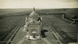 France military cemetery Notre Dame de Lorette Old Photo 1950