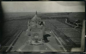 France military cemetery Notre Dame de Lorette Old Photo 1945