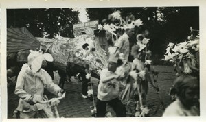 France North Carnival parade street party Old Photo 1935 #1