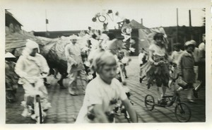 France North Carnival parade street party Old Photo 1935 #2