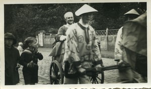 France North Carnival parade street party Old Photo 1935 #4