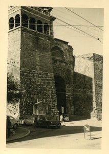 Italy Perugia Etruscan Arch Augustus Gate Old Amateur Photo snapshot 1962