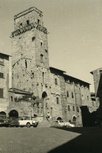 Italy Tuscany San Gimignano Torre del Diavolo Old Amateur Photo snapshot 1962