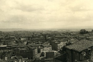 Italy Siena Panorama Old Amateur Photo snapshot 1962