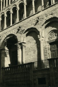 Italy Arezzo Santa Maria della Pieve Church Old Amateur Photo snapshot 1962