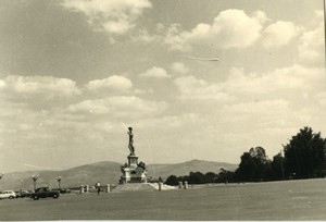 Italie Florence Piazzale Michelangelo Statue de David ancienne Photo Snapshot amateur 1962