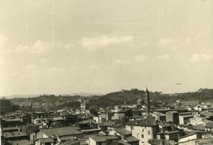 Italie Florence vue du Palais Vecchio ancienne Photo Snapshot amateur 1962