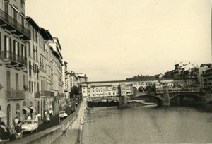 Italy Firenze Ponte Vecchio Old Amateur Photo snapshot 1962