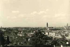 Italy Firenze Panorama Old Amateur Photo snapshot 1962