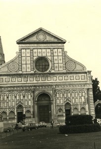Italy Firenze Santa Maria Novella church Old Amateur Photo snapshot 1962