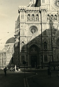 Italy Firenze Cathedral Duomo Old Amateur Photo snapshot 1962