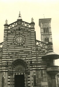 Italy Duomo di Prato Cathedral Old Amateur Photo snapshot 1962