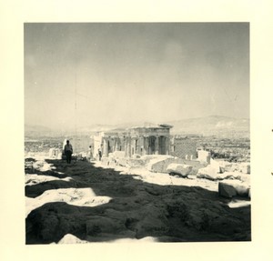 Greece Athens Propylaia Old Amateur Photo snapshot 1962 #1