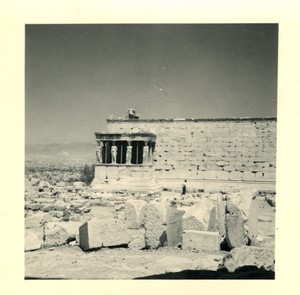 Greece Athens Erechtheion Old Amateur Photo snapshot 1962 #1