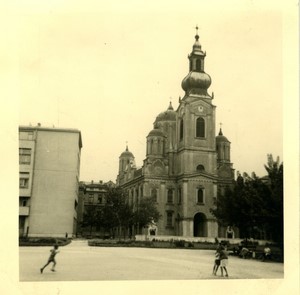Bosnia Sarajevo Cathedral Serbian Orthodox church Amateur Photo snapshot 1962