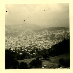 Bosnia Sarajevo Panorama ancienne Photo Snapshot amateur 1962