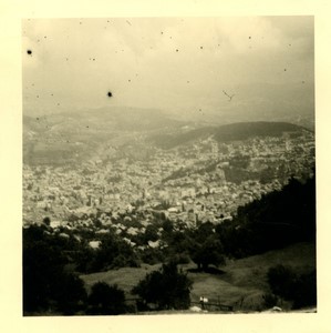 Bosnia Sarajevo Panorama Old Amateur Photo snapshot 1962