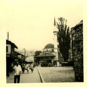 Bosnia Sarajevo Mosquee ancienne Photo Snapshot amateur 1962