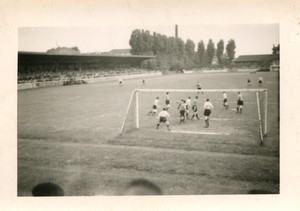 France sports match de football ancienne Photo Snapshot amateur 1935 #3