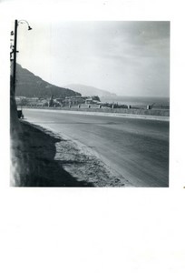 France/Algeria Oran road to Mers el Kebir Old Amateur Photo snapshot 1957