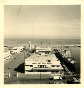 France/Algeria Oran Harbour Old Amateur Photo snapshot 1957 #1