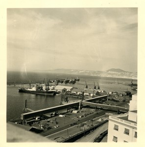 France/Algeria Oran Harbour Old Amateur Photo snapshot 1957 #2