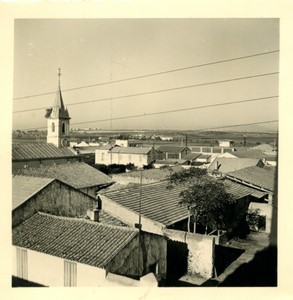 France/Algeria Oran Assi Bou nif rooftops Old Photo snapshot 1957