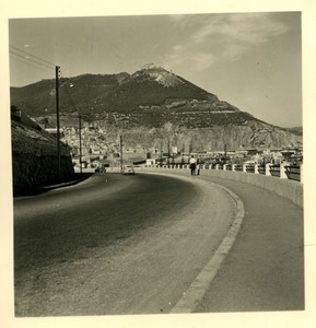 France/Algeria Oran road harbour Old Photo snapshot 1957