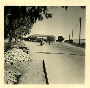 France/Algeria Oran Assi Bou nif road Old Photo snapshot 1957
