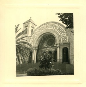 France/Algeria Oran Sacred Heart Cathedral Old Photo snapshot 1958 #2