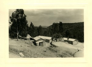France/Algerie Sidi Kamber armée camp militaire ancienne Photo Snapshot 1956
