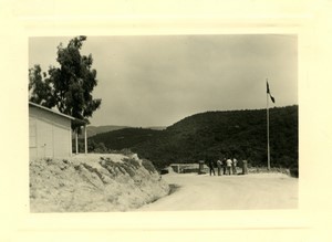 France/Algerie Sidi Kamber armée cantonnement 35e RI? ancienne Photo Snapshot 1956