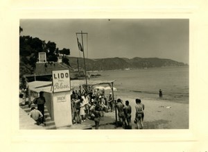 France/Algeria Philipeville Skikda Lido Palace Showers Beach Photo snapshot 1957