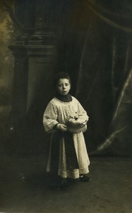 France Lille Child First Communion Choir Boy? Old Real Photo Postcard RPPC 1920