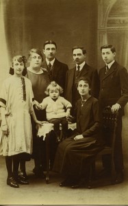 France Canteleu Family Lefort Desvignes old Remy Real Photo Postcard RPPC 1926#2