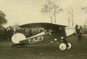 Le Bourget Vancaudenberg Paris Dakar raid Albert Airplane F-AJFV Photo Rol 1929