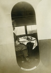 France Liore et Olivier aircraft dining room pilot Bajar Aviation Photo Rol 1930