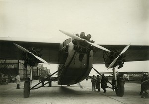 France Bourget Fokker Passenger aircraft 500hp engines Aviation Photo Rol 1930#1