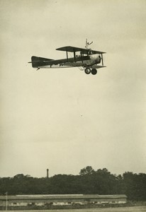 France Vincennes Aviation acrobatics by Mlle Blainville Old Photo Rol 1927