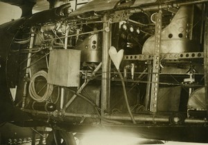 France Aircraft cockpit General Laperrine Madagascar Flight Old Photo Rol 1928