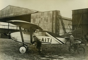 France Caudron F-AITI Maurice Finat World record Aviation Old Photo Rol 1928