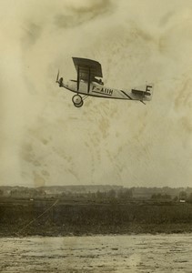 France Le Bourget Paris Moscou raid Caudron Lieutenant Thoret Old Photo Rol 1927