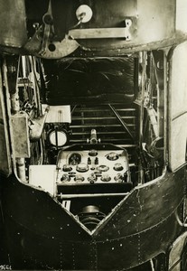 France Aviation Cockpit of a Breguet airplane Old Photo Breguet 1930