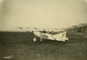 France Raid Paris Moscou by plane Lieutenant Thoret Caudron Old Photo Rol 1927#1